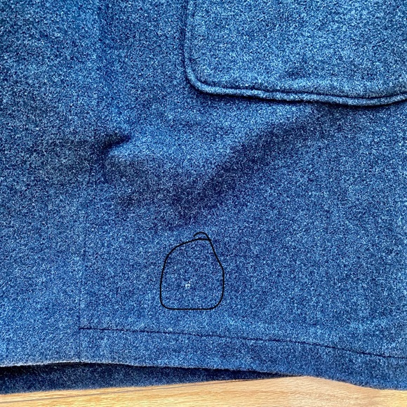 Banana Republic Wool Duffle Coat medium mens - Picture 5 of 14